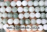 CTJ804 15 inches 12mm round Tianshan jade beads wholesale