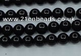 CTK01 15.5 inches 4mm round tektite gemstone beads wholesale