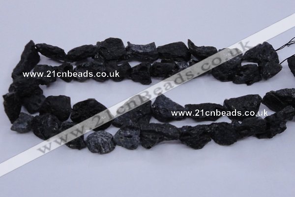 CTK10 15.5 inches 12*16mm - 18*25mm nuggets tektite gemstone beads