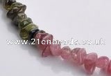 CTO03 15.5 inches 4*7mm freeform natural tourmaline chips beads