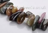 CTO04 15.5 inches 5*13mm freeform natural tourmaline chips beads