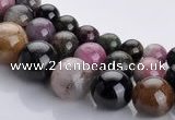 CTO10 16 inch round natural tourmaline gemstone beads wholesale