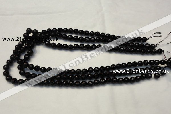 CTO101 15.5 inches 6mm round natural black tourmaline beads