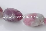 CTO11 15.5 inches 15*18mm freeform natural tourmaline beads