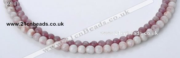 CTO14 15 inches 6mm & 6.5mm round natural tourmaline beads