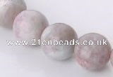 CTO17 15 inches 12mm round natural tourmaline beads wholesale