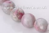 CTO18 15 inches 14mm round natural tourmaline beads wholesale