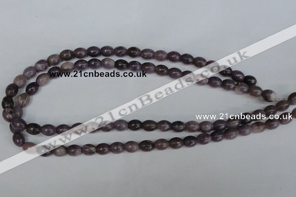 CTO230 15.5 inches 8*10mm rice tourmaline gemstone beads