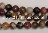 CTO351 15.5 inches 8mm round natural tourmaline gemstone beads