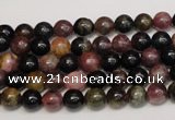 CTO356 15.5 inches 6mm round natural tourmaline gemstone beads