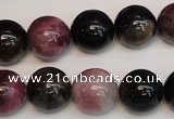 CTO361 15.5 inches 14mm round natural tourmaline gemstone beads