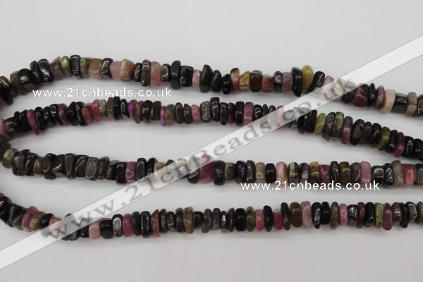 CTO380 15.5 inches 3*8mm – 4*11mm natural tourmaline nuggets beads