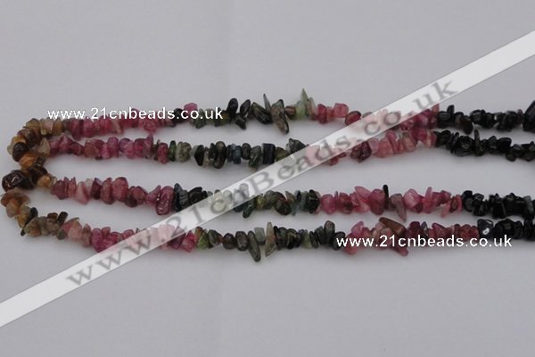 CTO394 15.5 inches 4*6mm - 5*8mm tourmaline chips gemstone beads