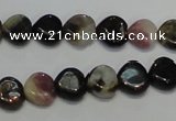 CTO40 15.5 inches 10*10mm heart natural tourmaline beads wholesale