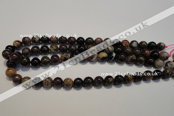 CTO403 15.5 inches 11mm round natural tourmaline gemstone beads