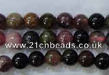 CTO452 15.5 inches 5mm round natural tourmaline gemstone beads