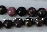 CTO456 15.5 inches 11mm round natural tourmaline gemstone beads
