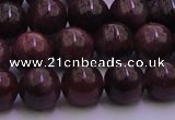 CTO501 15.5 inches 5mm - 5.5mm round natural red tourmaline beads