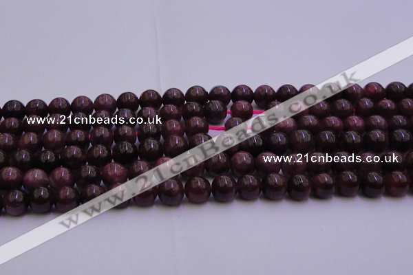 CTO501 15.5 inches 5mm - 5.5mm round natural red tourmaline beads