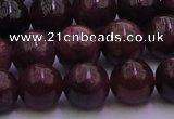 CTO502 15.5 inches 6mm - 6.5mm round natural red tourmaline beads