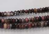 CTO51 15.5 inches 3*5mm rondelle natural tourmaline beads wholesale