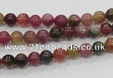 CTO62 15.5 inches 6mm round natural tourmaline gemstone beads