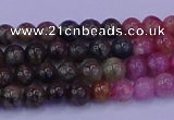 CTO622 15.5 inches 6mm round tourmaline gemstone beads wholesale