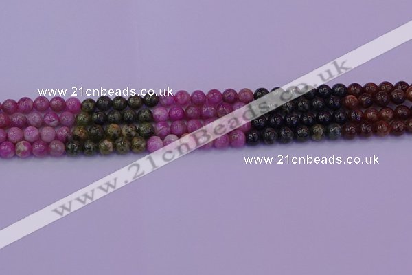 CTO627 15.5 inches 6mm round tourmaline gemstone beads wholesale