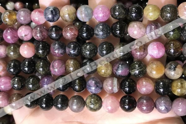 CTO688 15.5 inches 8mm round tourmaline beads wholesale