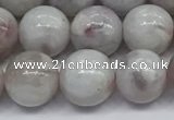 CTO692 15.5 inches 8mm round pink tourmaline gemstone beads