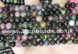 CTO696 15.5 inches 6mm round tourmaline gemstone beads