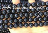 CTO713 15.5 inches 10mm round black tourmaline gemstone beads