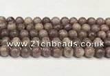 CTO722 15.5 inches 10mm round Chinese tourmaline beads