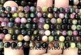 CTO746 15 inches 6mm round tourmaline gemstone beads