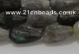 CTR120 15.5 inches 10*20mm faceted teardrop labradorite beads