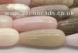 CTR150 15.5 inches 6*16mm teardrop natural pink opal beads