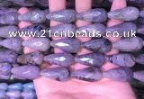 CTR309 15.5 inches 10*25mm faceted teardrop labradorite beads