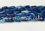 CTR405 15.5 inches 8*20mm teardrop agate beads wholesale