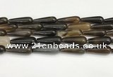 CTR414 15.5 inches 10*30mm teardrop agate beads wholesale