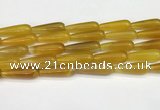 CTR415 15.5 inches 10*30mm teardrop agate beads wholesale