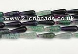 CTR430 15.5 inches 10*30mm teardrop agate beads wholesale