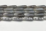 CTR450 15.5 inches 10*30mm faceted teardrop agate beads wholesale