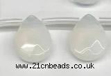 CTR704 Top drilled 12*16mm faceted briolette opalite beads wholesale