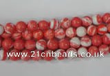 CTU1000 15.5 inches 4mm round synthetic turquoise beads wholesale