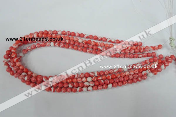 CTU1000 15.5 inches 4mm round synthetic turquoise beads wholesale