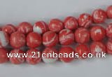 CTU1002 15.5 inches 8mm round synthetic turquoise beads wholesale