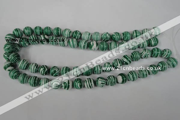 CTU1129 15.5 inches 12mm round synthetic turquoise beads wholesale