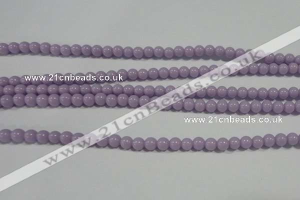 CTU1402 15.5 inches 6mm round synthetic turquoise beads
