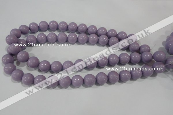 CTU1406 15.5 inches 14mm round synthetic turquoise beads