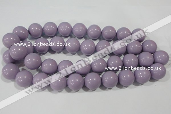 CTU1409 15.5 inches 20mm round synthetic turquoise beads